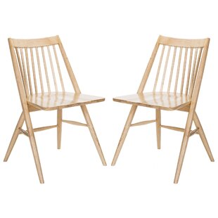 Dayanara solid wood 2024 slat back dining chair